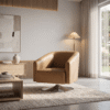 Sofa 13 - Lifestyle Orbit Cognac Swivel Chair