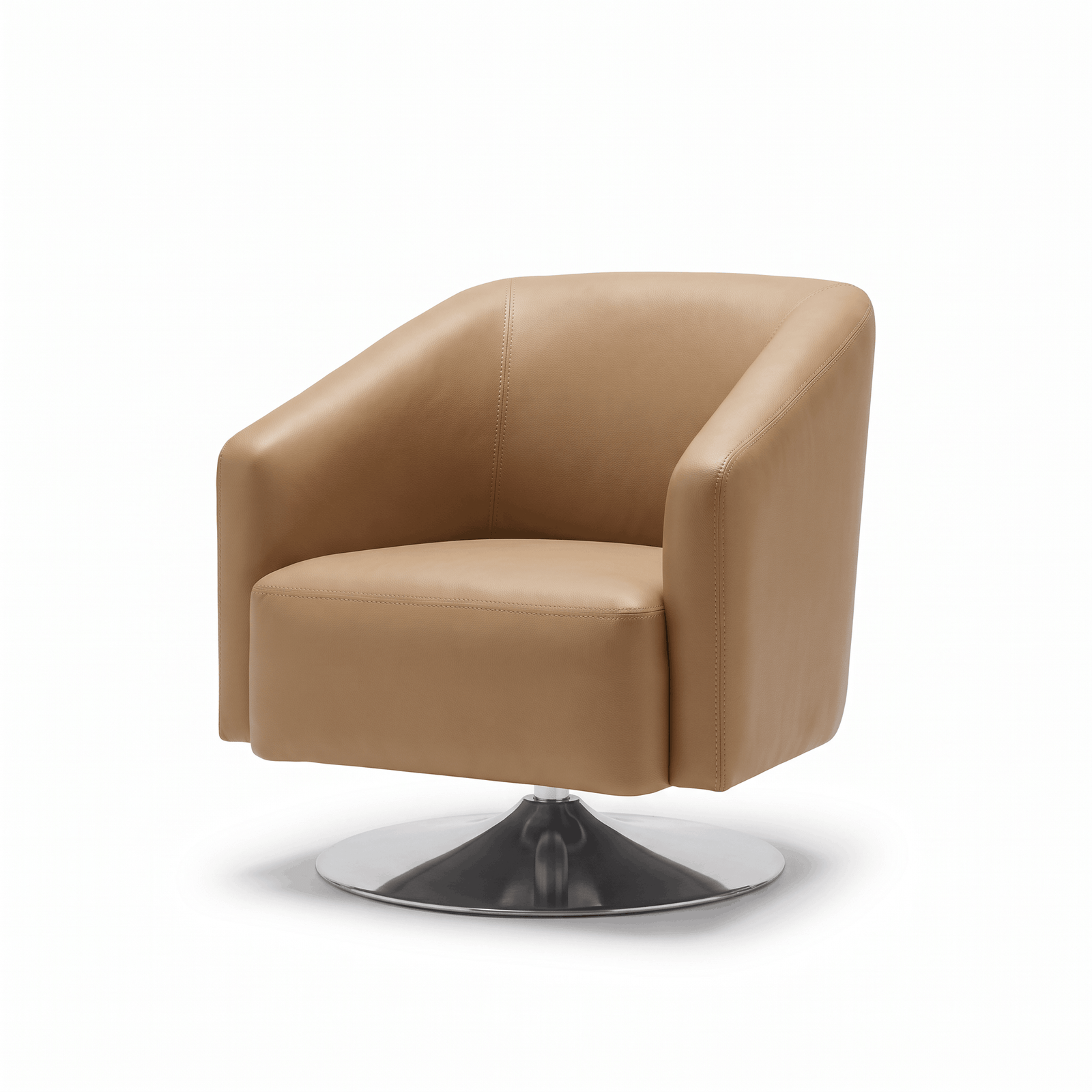 Orbit Cognac Swivel Chair
