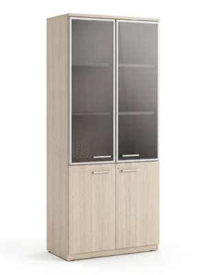 Vista Two-Tone Display Cabinet