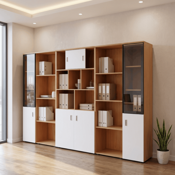 Grid Modular Office Storage Wall