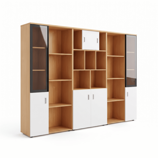 Grid Modular Office Storage Wall
