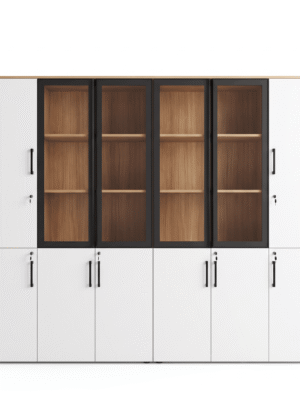 Gallery White Office Cabinet