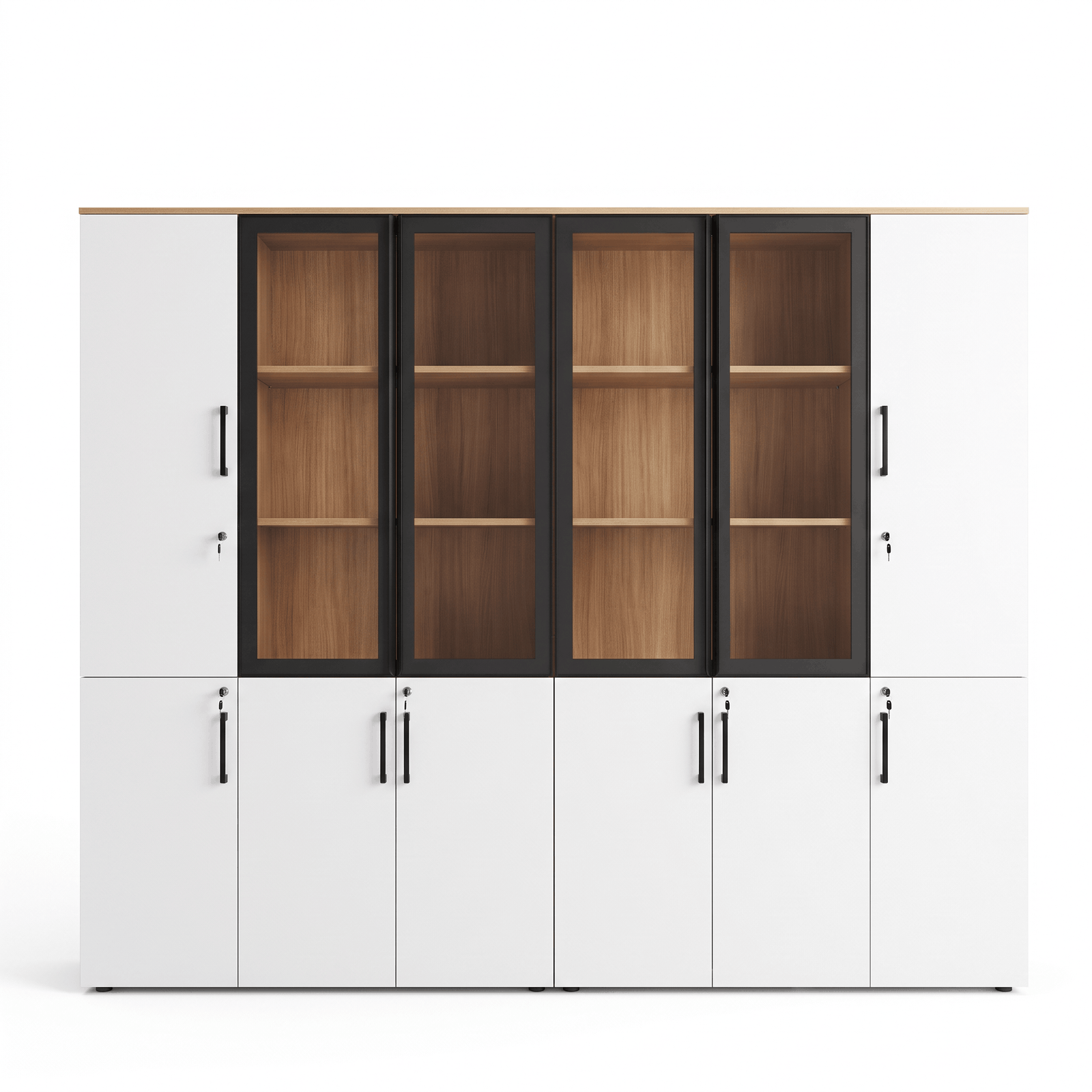Gallery White Office Cabinet