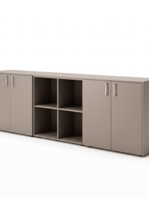 Bridge Taupe Office Credenza