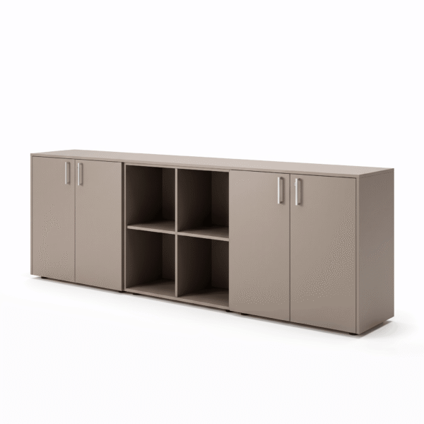 Bridge Taupe Office Credenza
