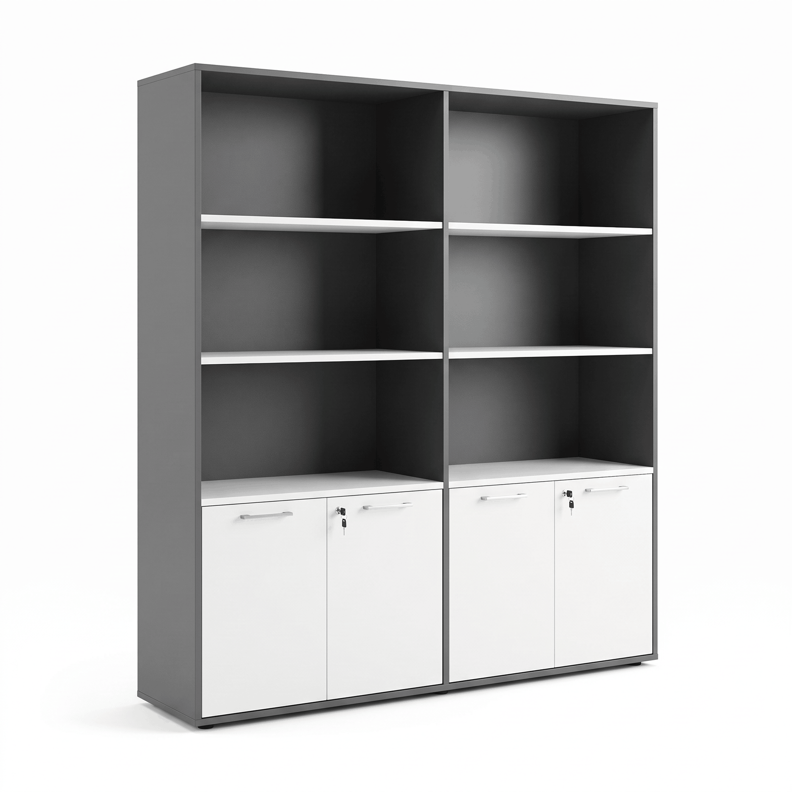 Mono Two-Tone Office Cabinet